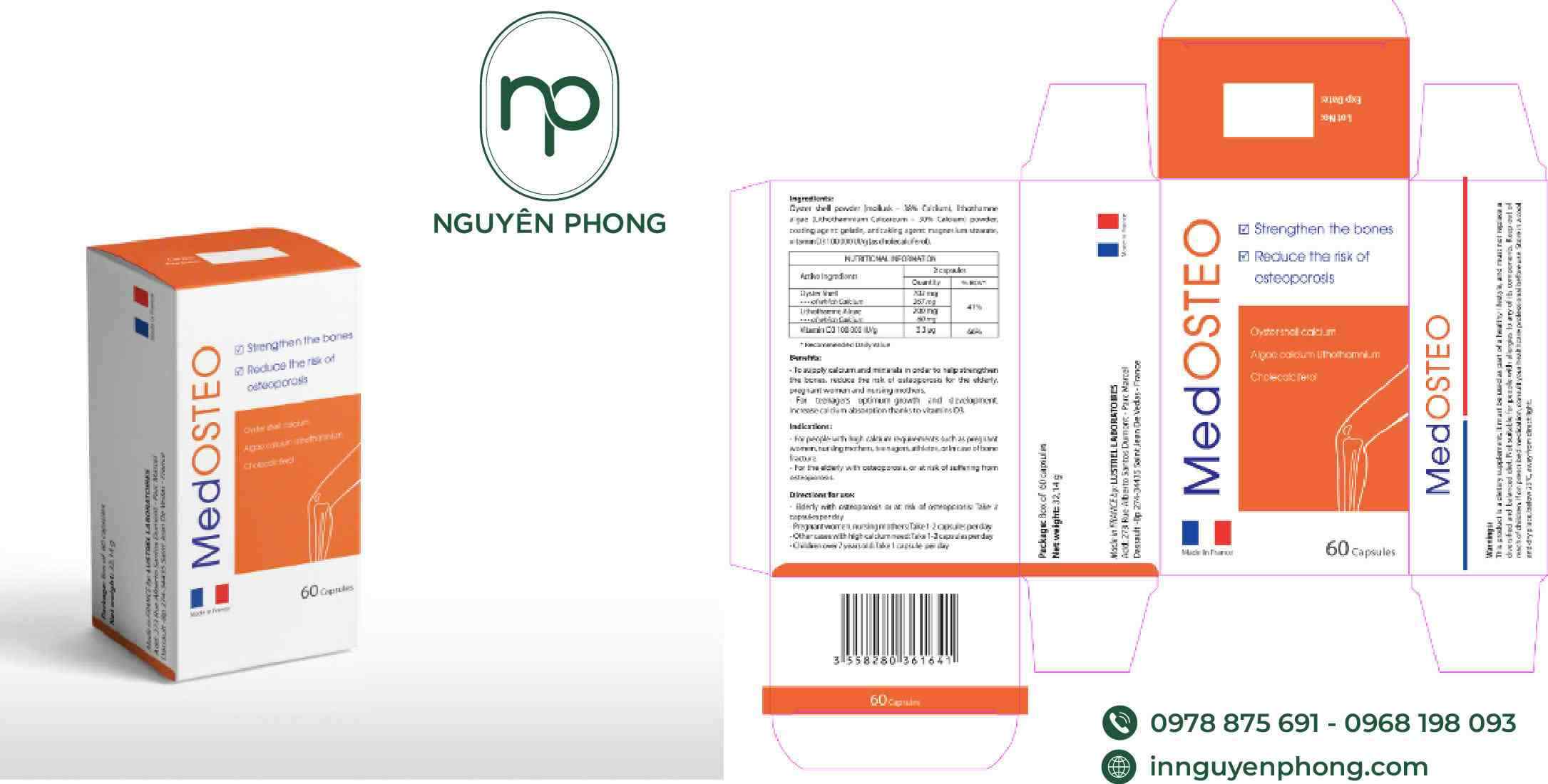 Tên thuốc in to rõ ràng